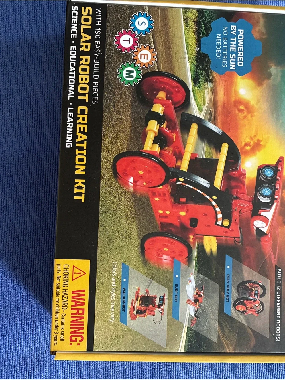 Solar Robot Creation Kit - Red STEM Learning Toy